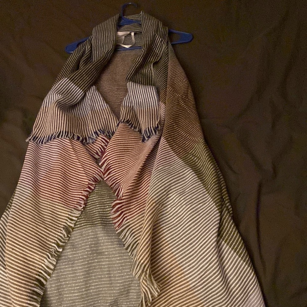 Long stripe vest, NWOT